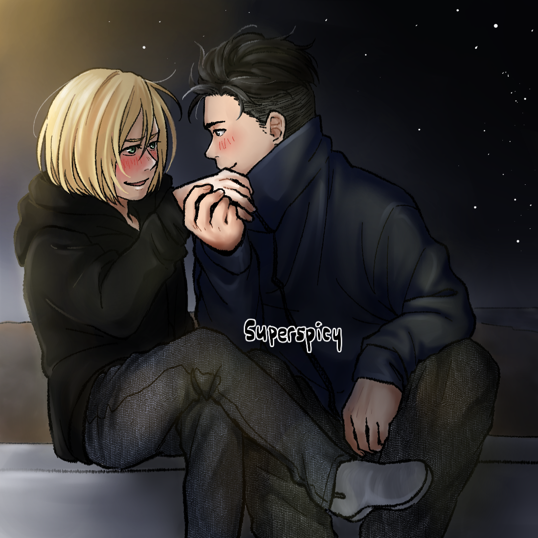 superspicy: the beach scene is my fav. I can’t believe it’s official. they sat