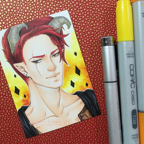 ACEO card finished! Prints will be available soon~