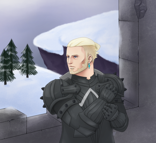 Ser Anson Rockwell, a Knightly hyur of the Alliance Academy. A fun commission! Armor is super hard f