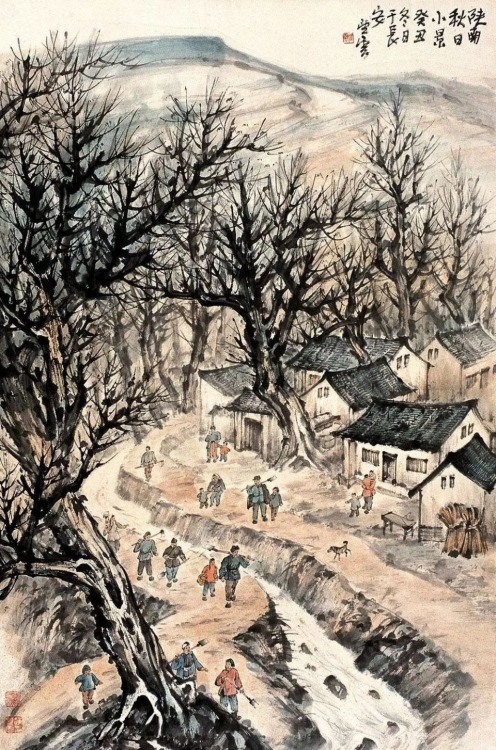 Zhao Wangyun, a modern painter, was from Shulu, Hebei. In his early years, he organized the Houhong 