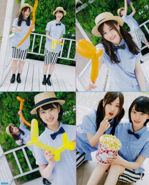 yic17:  Hori Miona & Hoshino Minami (Nogizaka46) | BOMB 2016.07 IssueCredit: La_mela