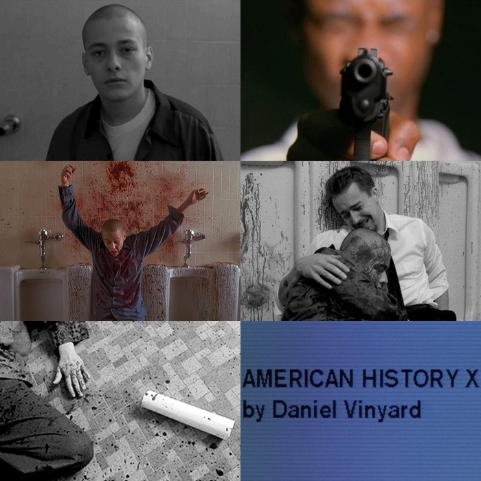 willywankaandtheslaughterfactory:  AMERICAN HISTORY X -1998 So I guess this is where