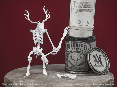 It must be hard to devour humans when you have no digestive system. “Wendigo in a Can” now available