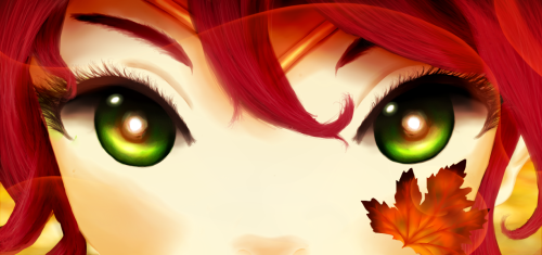nyarobiwhalasaurus:  It took me a bit, but with the help of my new tablet I have finished my Pyrrha drawing!   