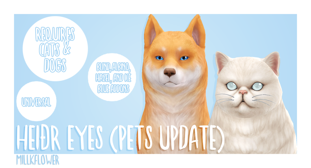 sims 4 cat and dog eyes cc
