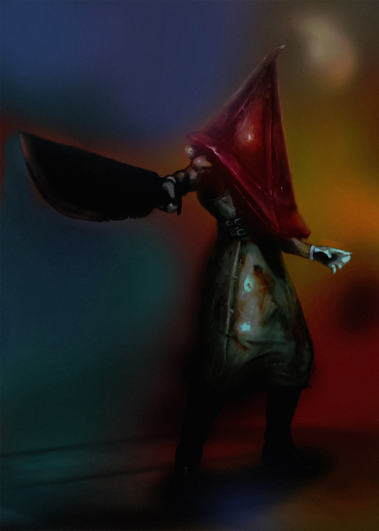 mori-myori:Pyramid Head speedpainted with Wacom