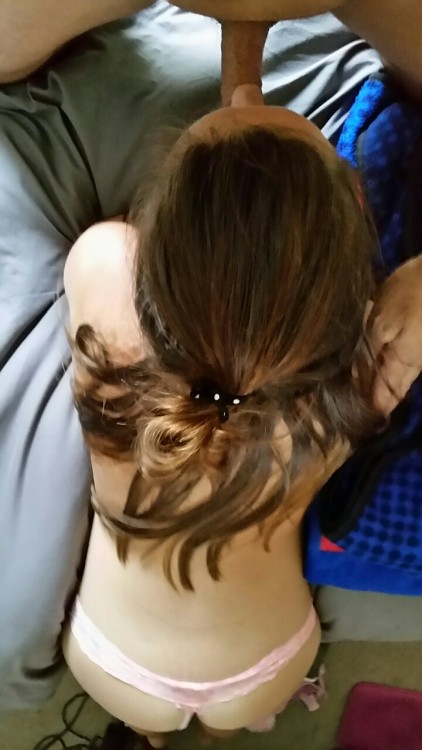 realcoupleasia:  What a sexy couple having some fun here! Shaved cock n pussy.. Nice hair color and what a perfect booty is that!! 😘😍