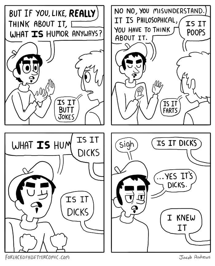forlackofabettercomic:  It’s dicks.