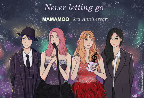Happy 3rd anniversary to mamamoo!  I hope moomoos and mamamoo stay together in the next 120 years an