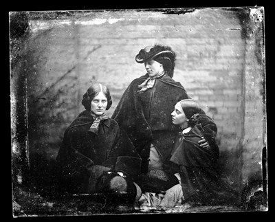ladylabsinthe:  An alleged photo of the Brontes (from left to right: Charlotte, Emily, Anne)