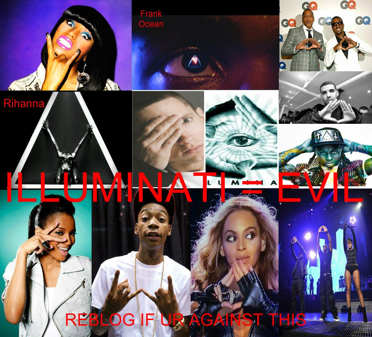 gringalatina20-deactivated20140:  REBLOG IF UR AGAINST ILLUMANTI 