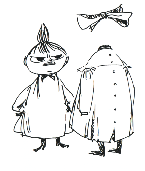 marsmombestmom:Evolution of a scene through sketch work from Tales from Moominvalley. Final print ve