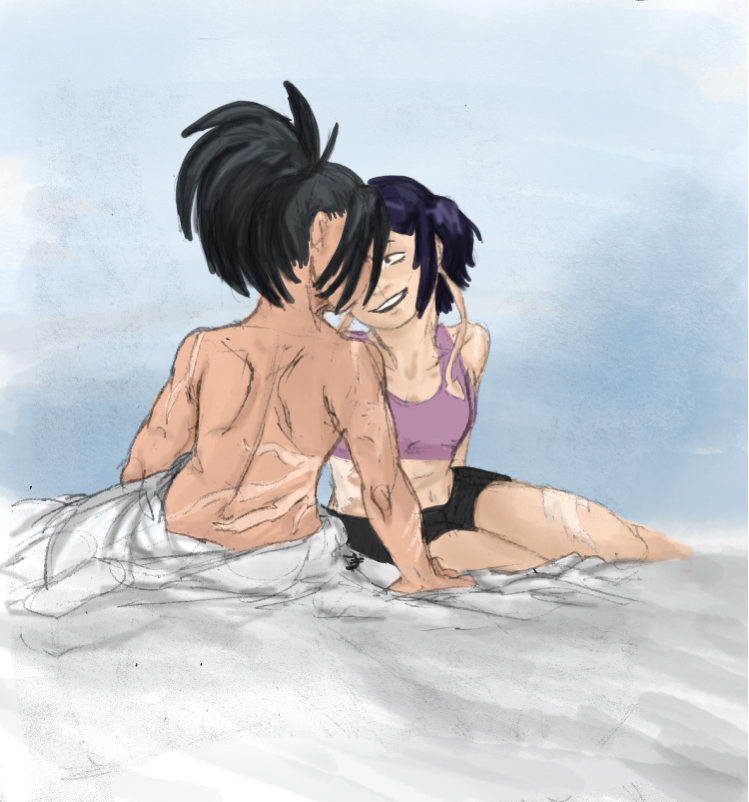 awzominator: Day five of @bnha-femslashweek : bandages/battle scars   ~~ Love as