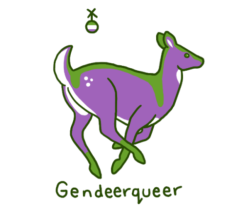 starlightify: while drawing this, all i could think of was that the genderqueer pride flag has the s