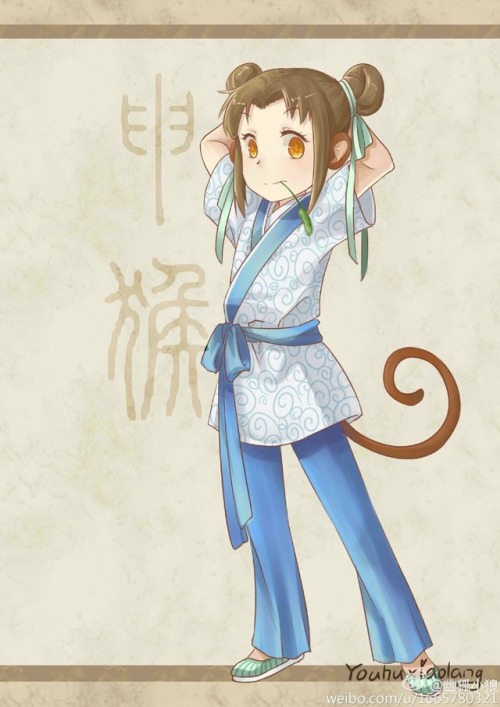 dressesofchina: Chinese Zodiacs in Hanfu by 幽狐小狼