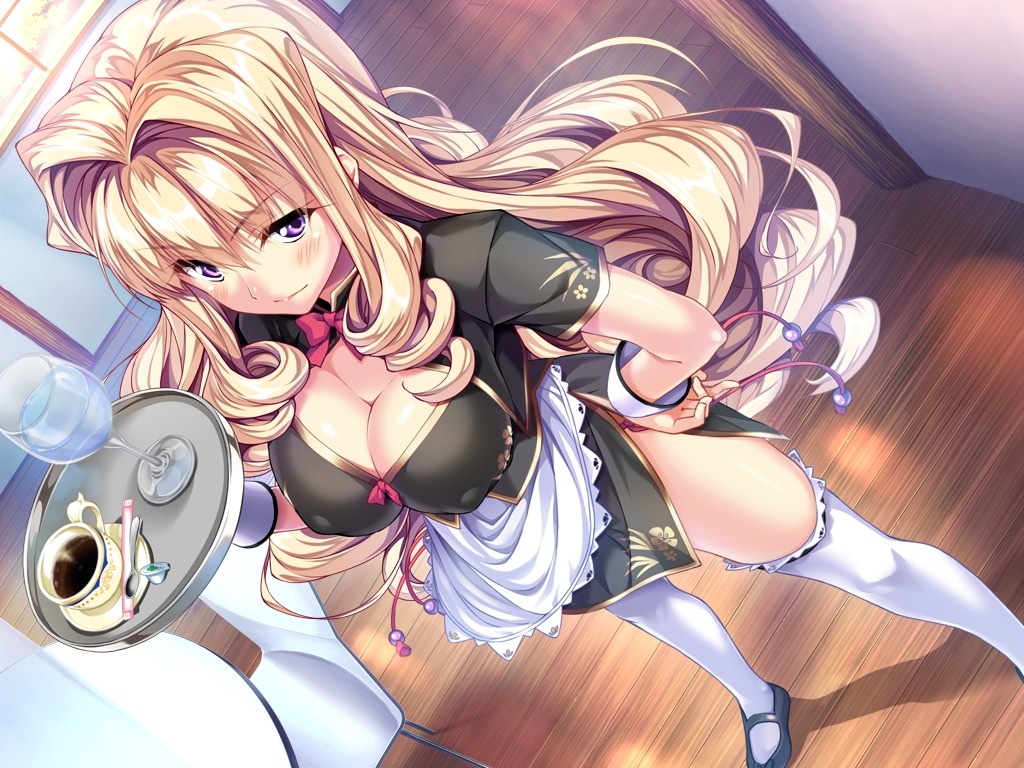 ecchievement:  Maids/Super Sonico, requested by an anonymous. Follow for more at