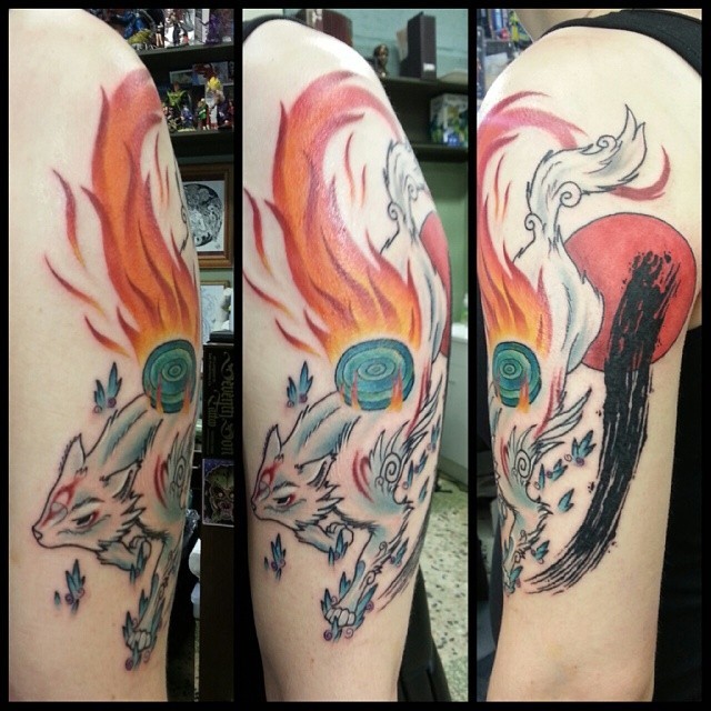 amaterasu black flames tattoo - Clip Art Library