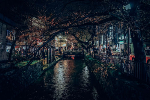 Kiyamachi Street in Japan Kyoto . 日本.京都 高瀨川 DSC_5512 by 銘俊 Via Flickr: welcome visit my page & g