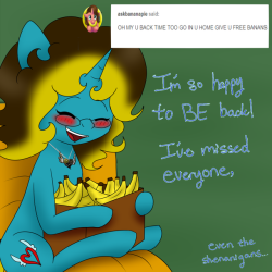 asksweetdisaster: Sweet: No more parties, EVER! 8) ((Asks by Banana Pie, Lathos, and Batpony :)  x3