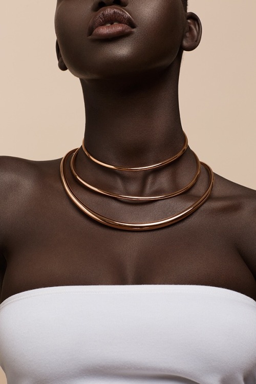 continentcreative: Adut Akech Bior by Jay Exposito for Ryan Storer Jewelry