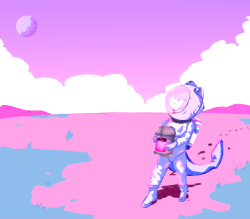 pastel-dragon-witch: pastel-dragon-witch:   Gay dragon in space!  – I gotta dtop uploadin art at 3am,  And this is inspired by a wonderful game called astroneers   Morning reblog 