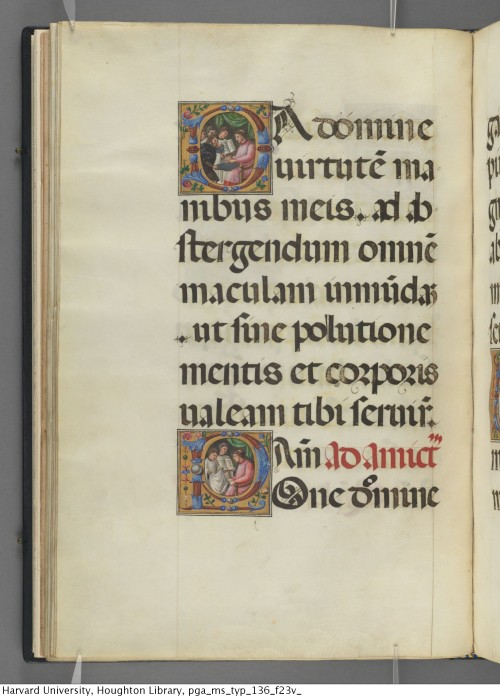 Pontifical : manuscript, [ca. 1500]MS Typ 136Houghton Library, Harvard University
