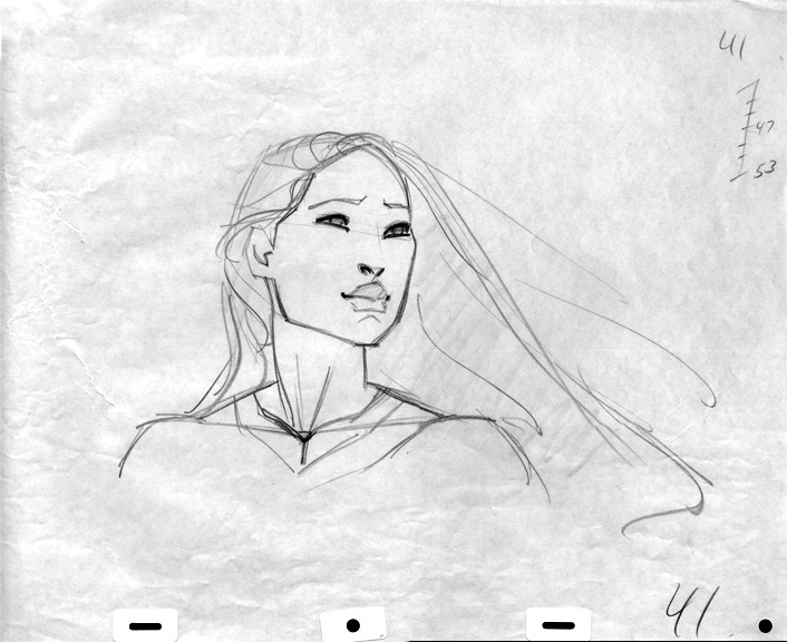 senoritaunicorn:Glen Keane “Pocahontas” studies.