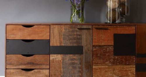 #BagoesTeakFurniture The Gonzo Console is crafted by hand from sustainably harvested and reclaimed w