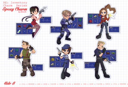  PRE-ORDERS OPEN Oct 8-31: Resident Evil Inventory Charms are finally up on my store~! Each design h