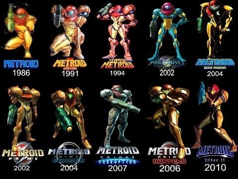 armandogrado:  Samus 1996-2010.