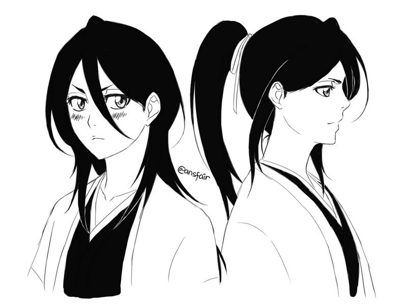 I’m in short-haired Rukia team but let me join... | Tied by Destiny