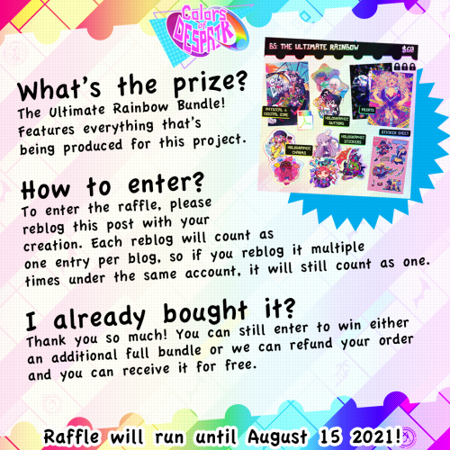 drcolorzine: ✨GIVEAWAY!!✨We’re holding a raffle to win a free full bundle of the DR Color Zin