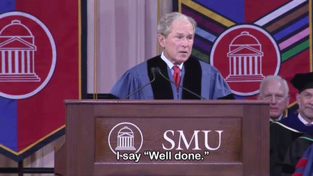 sandsaltandsunshine:  drinkingwhiskeyindixie:  northgang:  Former President George