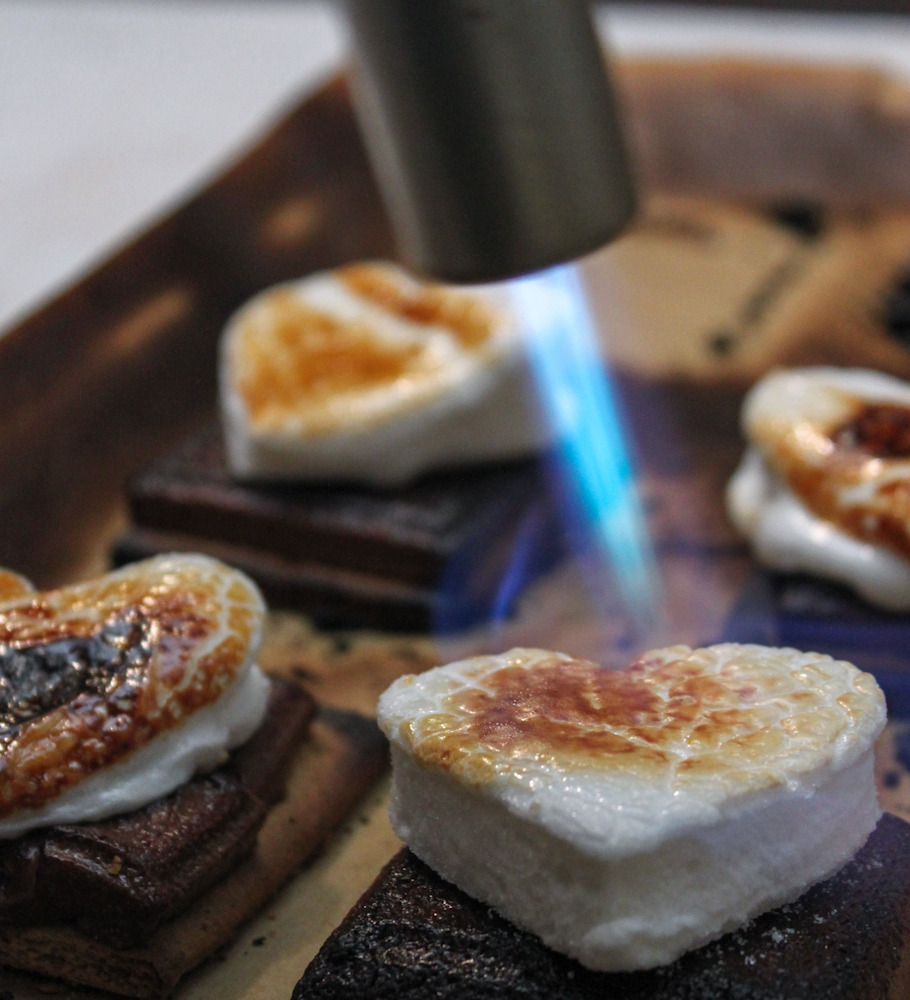 Gooey Valentine’s Day Baked S’mores!