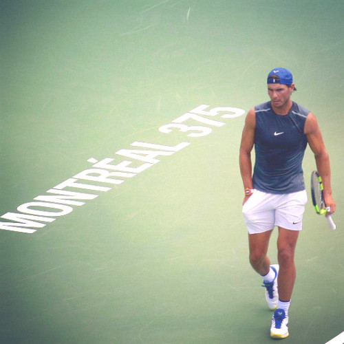 top-tennis: rafa nadal / practise / rogers cup ‘17