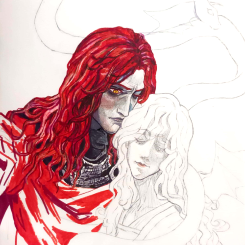 Messmer X Lady Eryth (my OC)