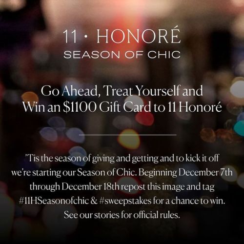 What would you buy on @11honore with $1100? Well, today’s your last chance to find out with this fab