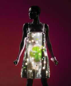 haloheliac: LED Dress by Hussein Chalayan