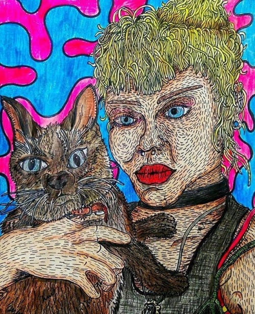 Had to share this portrait that my friend @jamesbowyerportraits drew of me with Suki!!! I absolutely