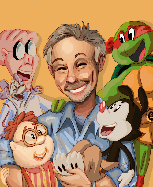 xpanicsketchesx:Rob Paulsen! ft. all of my favorite characters :)