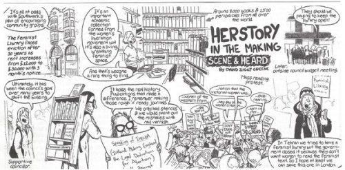 the-feminist-library:This is great - our Save The Feminist Library protest in last week’s Private Ey