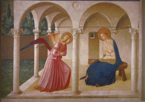 Annunciation, by Beato Angelico, Museo Nazionale di San Marco, Florence.