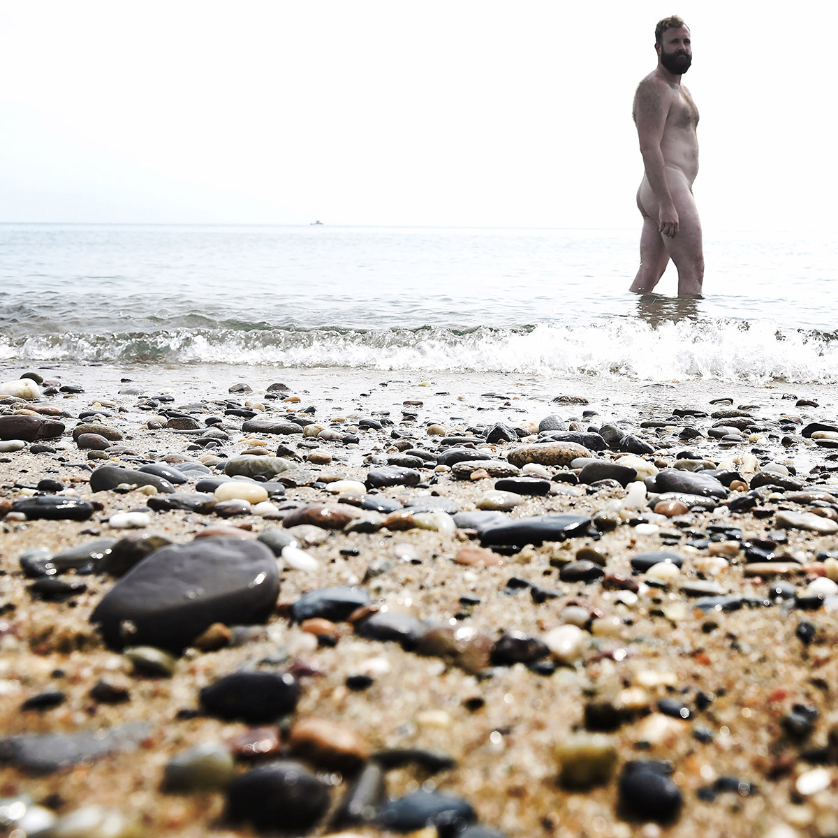 summerdiaryproject:  BEAR WEEK 2015     HERRING COVE    ERIC ON THE BEACH IN PROVINCETOWN,