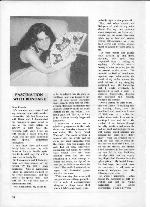 sandra-again:A letter I wrote to World of Transvestism back in the 1980s and some of the originals o