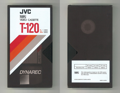 JVC VHS Video Cassette T-120 Dynarec Tape