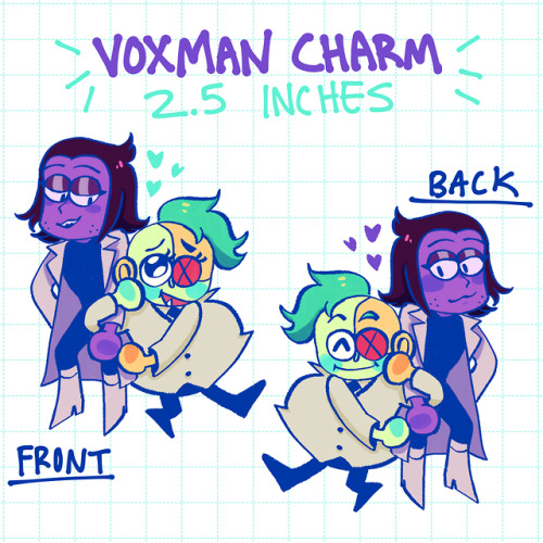 I also have Voxman charm preorders open until 9/30!!Each preorder comes with a bonus mini print! Tha
