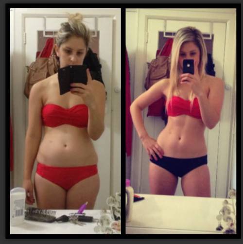 realgirlfitspo:  because-healthy-is-sexy:  MelVFitness posted this image on instagram a few days ago with the following caption: “Check out my transformation! It took me 15 minutes. Wanna know my secret? Well firstly I ditched the phonewallet cause