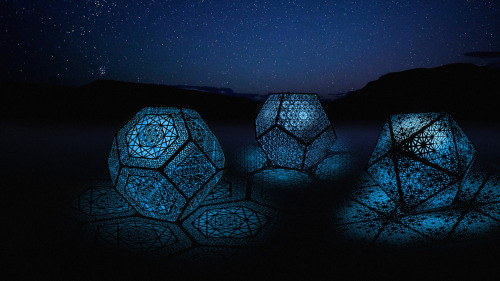 rollership:  littlelimpstiff14u2 said:”HYBYCOZO, or the Hyperspace Bypass Construction Zone, is a series of sublime, laser cut cosmic objects, ranging from a Burning Man art installation to design pieces for the home.The project is inspired by the