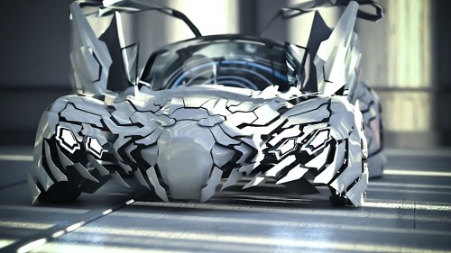 neuromaencer:  concept car design ‘project flake’ by da feng 