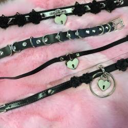 kokopiecoco:  All handmade high quality choker @kokonara89 #kawaii #pastelgoth #goth #tumblr